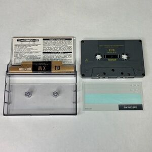Maxell MX 110 Metal Position Type IV Blank Cassette Tape NOS Unused Vintage